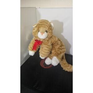 Vintage Ty AL E CAT Tabby Kitten 1995 13" Plush Stuffed Animal Rare HTF